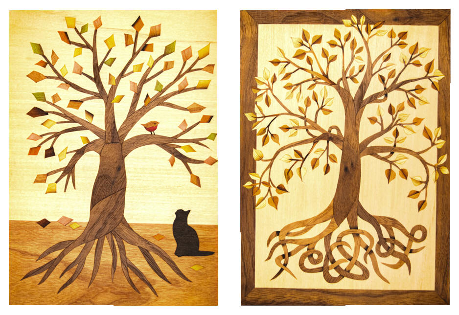 Marquetry picture